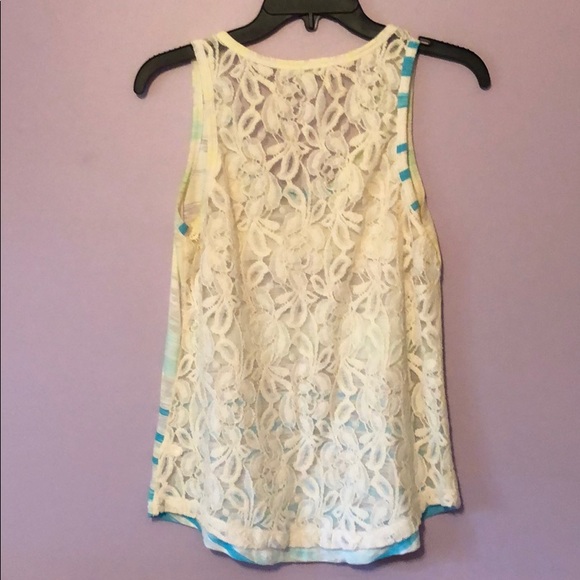 Express Lace Back Tank Top Small - Picture 5 of 5